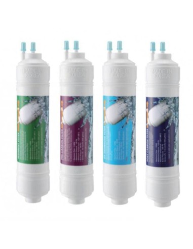 Set 4 Filtre cu Hidrogen Alcalin — Sedimente, Carbon, UF, H₂ Alcalin | 12 Luni