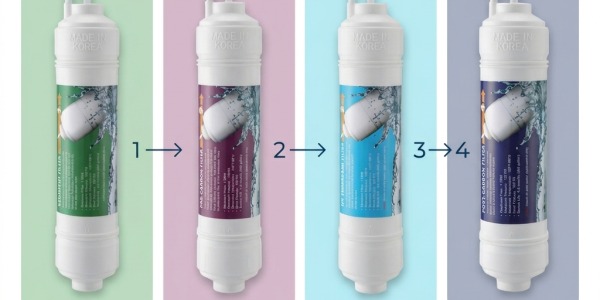 Cum filtrează apa un dozator cu filtre: ghidul tehnic complet al celor 4 etape